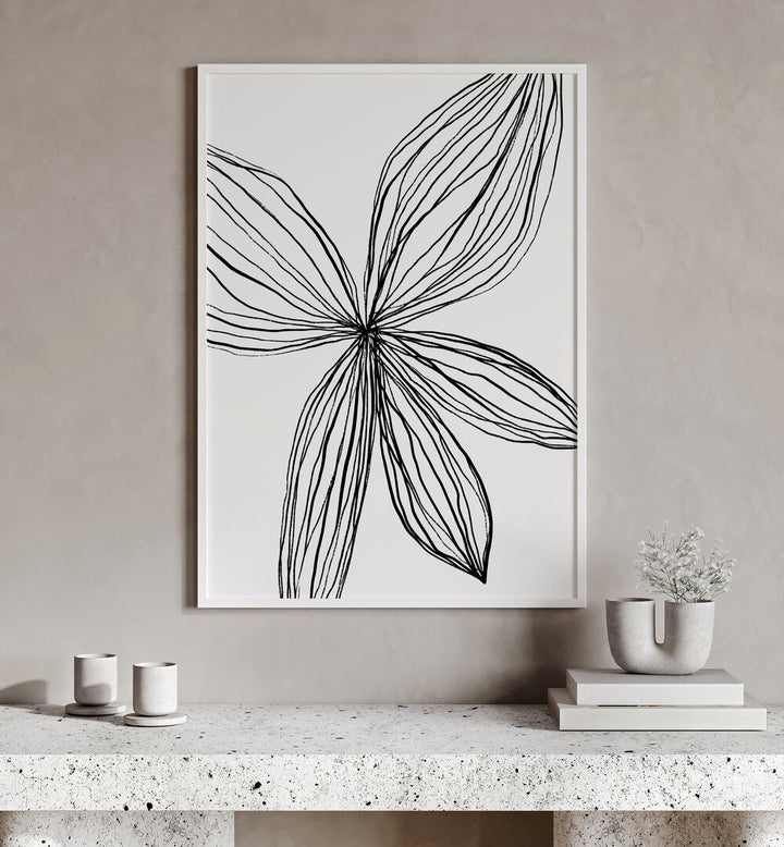 FLOWERINA III LINE ART PAINTING