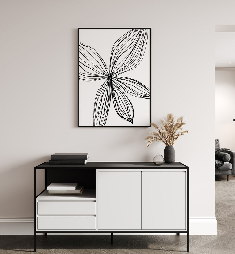 FLOWERINA III , LINE ART PAINTINGS