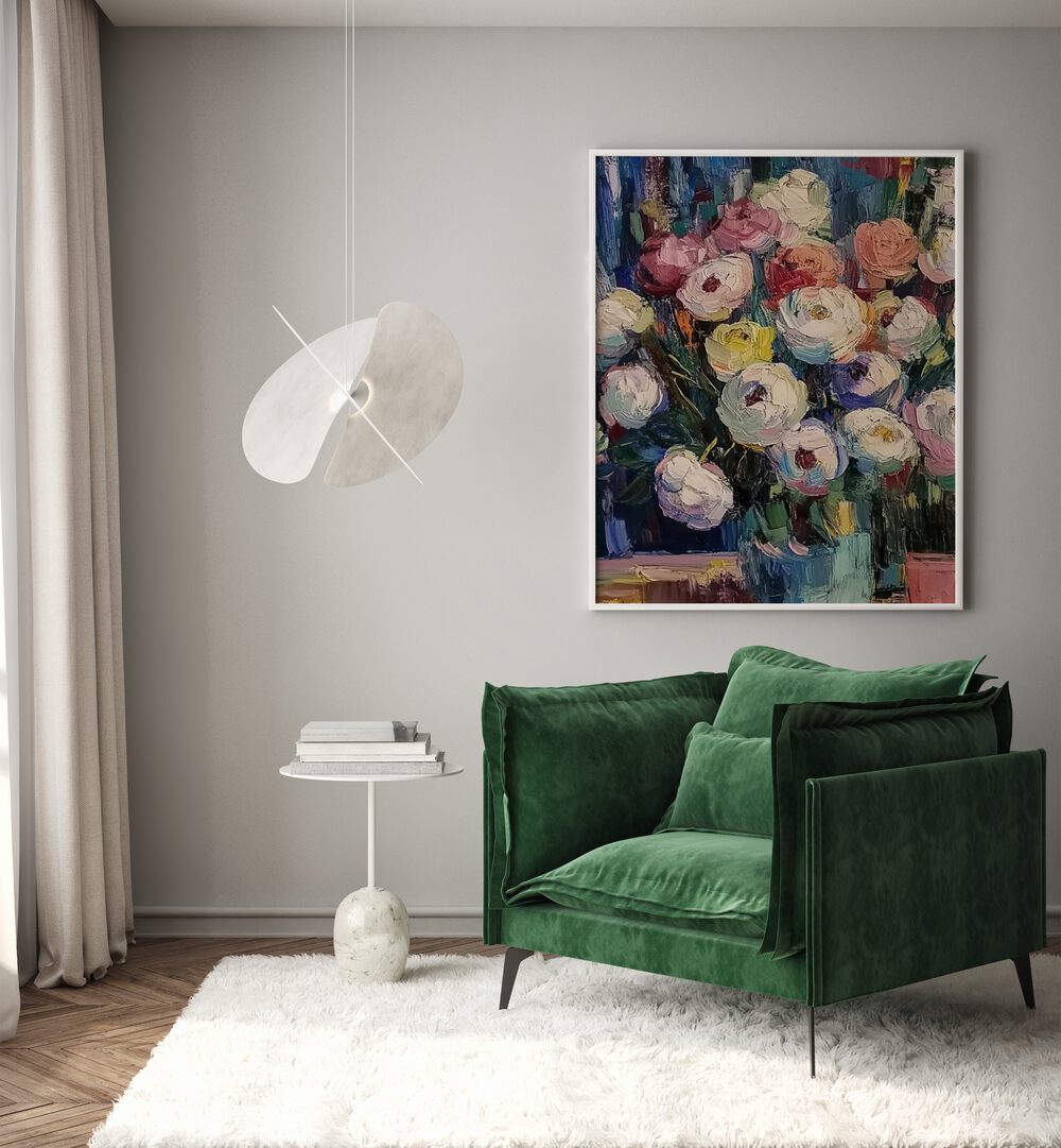 Bright and elegant, FLOWER IN A VASE II enhances any living space with its stunning floral arrangement.