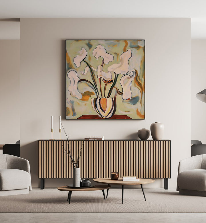 Stylish FLOWERPOT ABSTRACT enhances modern interiors with artistic design and functionality, perfect for any home.