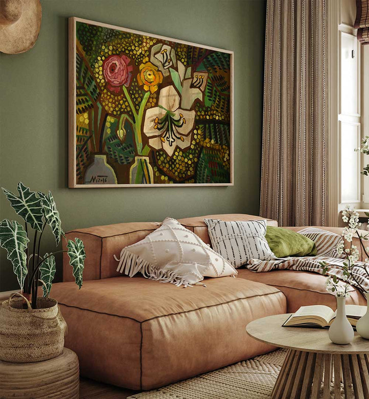 FLOWERS II , RETRO ART