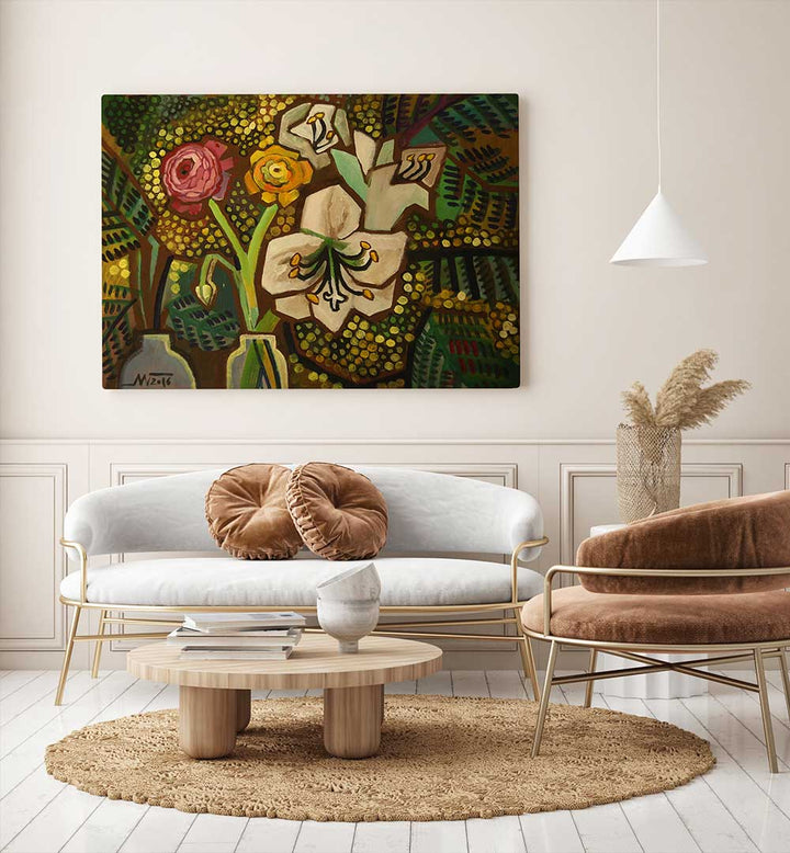 FLOWERS II , RETRO ART