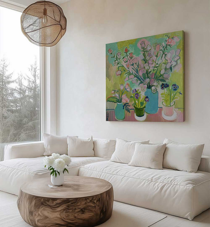 FLOWERS III , RETRO ART