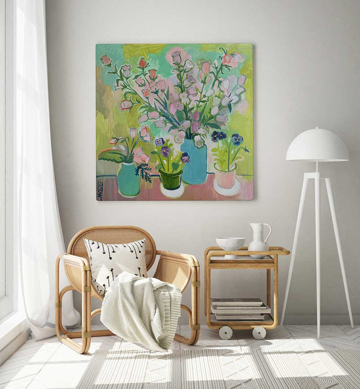 FLOWERS III , RETRO ART