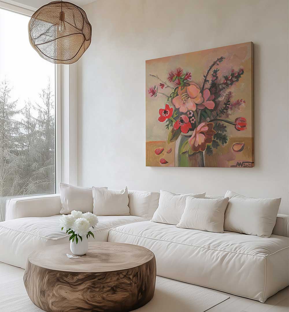 FLOWERS IV , RETRO ART