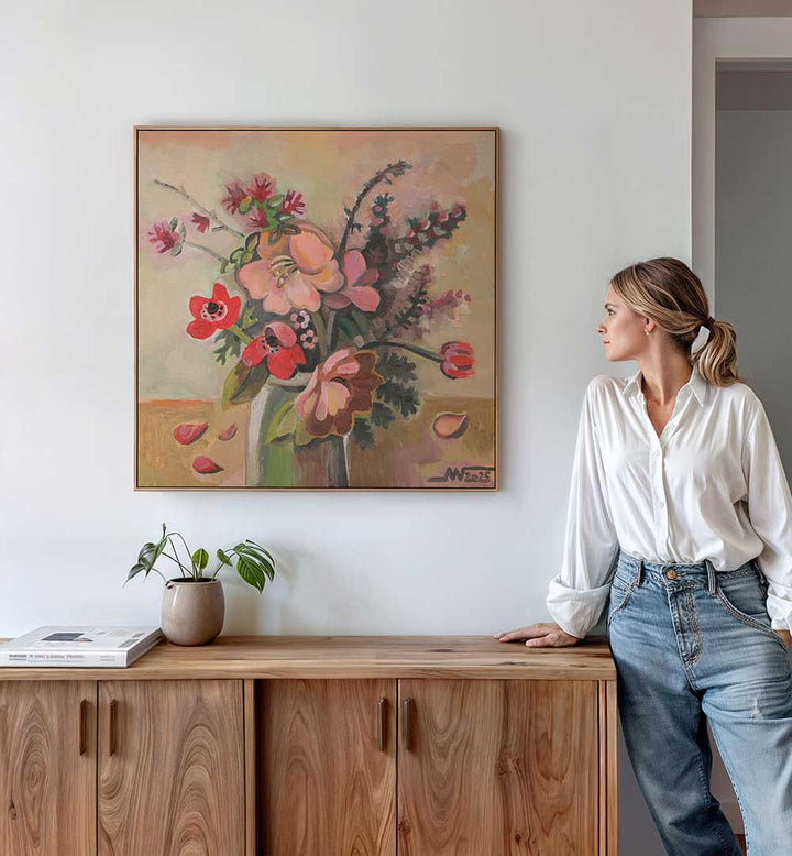 FLOWERS IV , RETRO ART