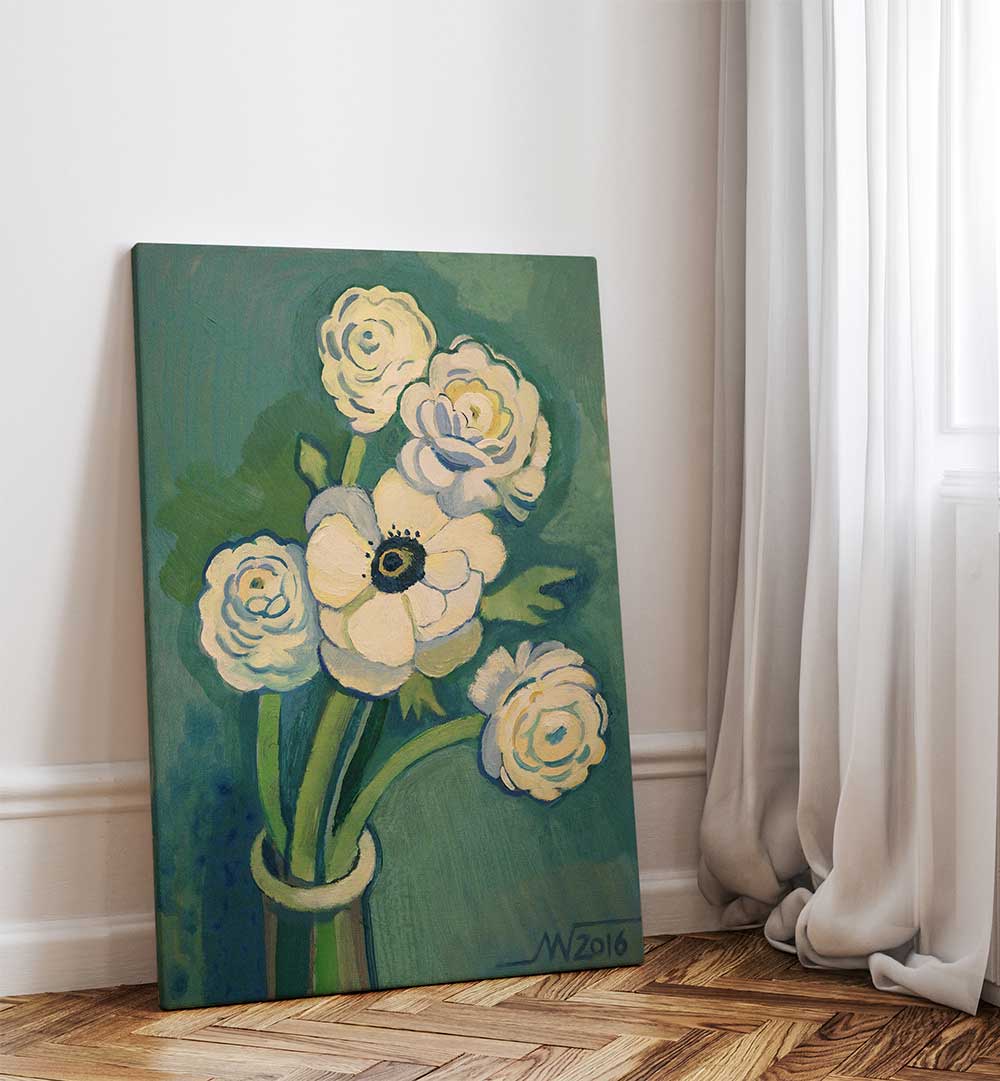 FLOWERS V , RETRO ART