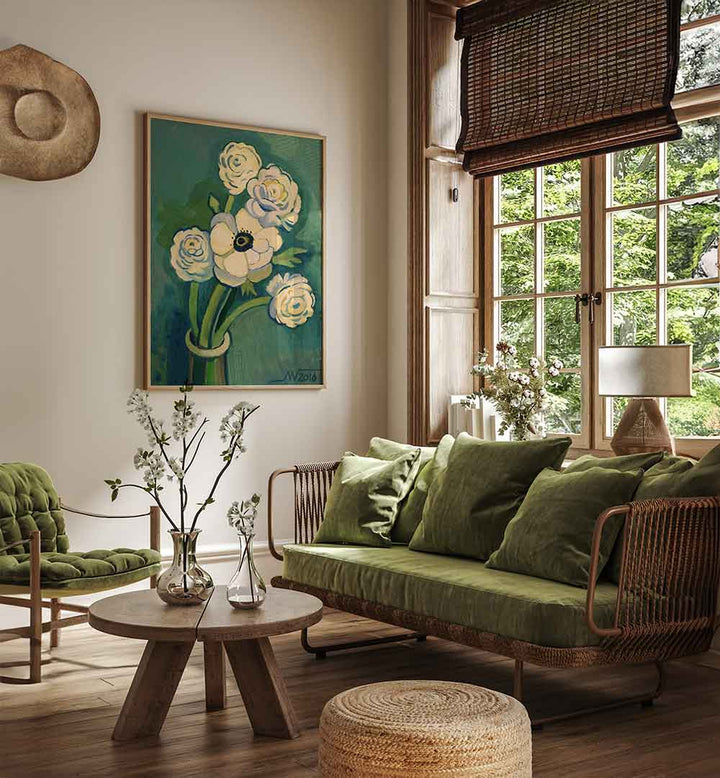 FLOWERS V , RETRO ART