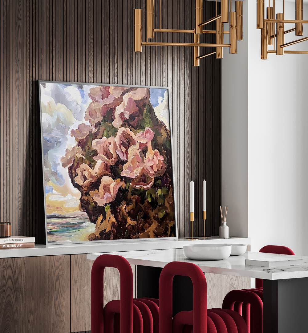 Vibrant FLOWERS BY THE BEACH arrangement bringing coastal beauty into your home, enhancing any space effortlessly.