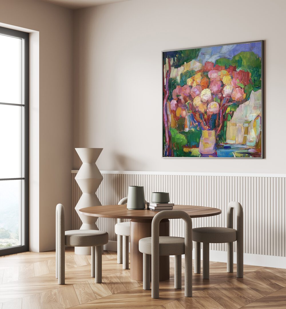Transform your space with FLOWERS IN A VASE MALLORCA, a vibrant decor piece that adds lifelike beauty to any room.