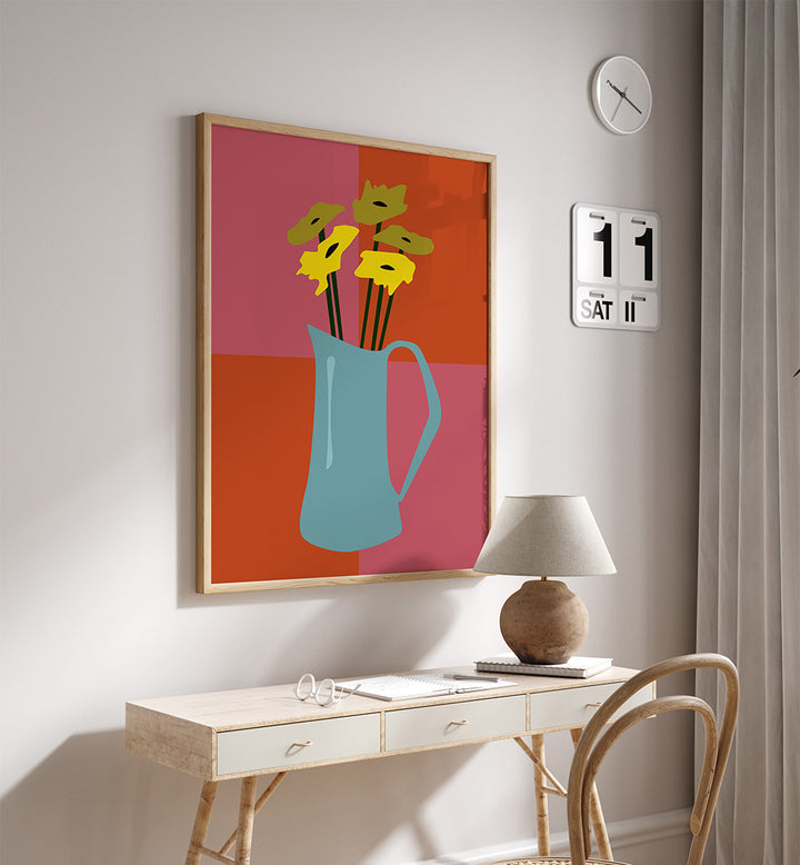 FLOWERS IN VASE , FLORAL FLOWER PAINTINGS