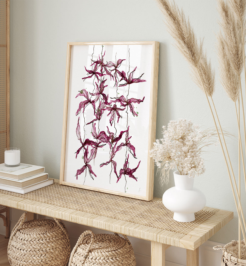 FLOWING MAGENTA FLORA
