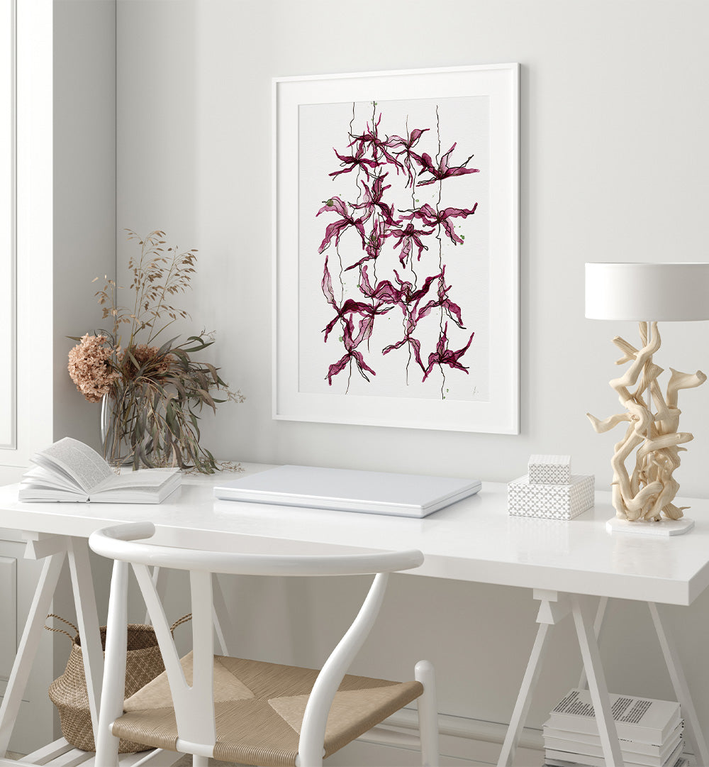 FLOWING MAGENTA FLORA