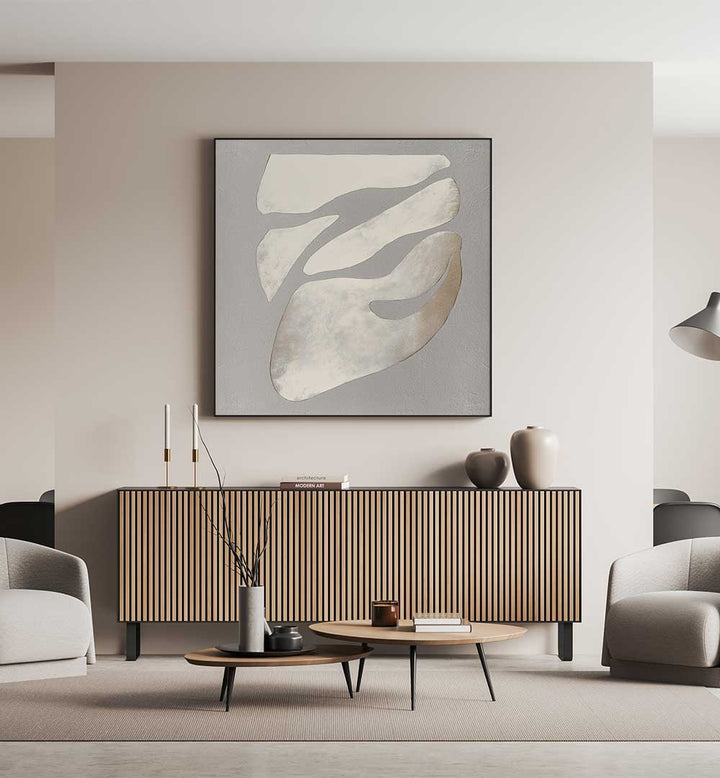 FLUID FORMS EMERGE , ABSTRACT PAINTINGS