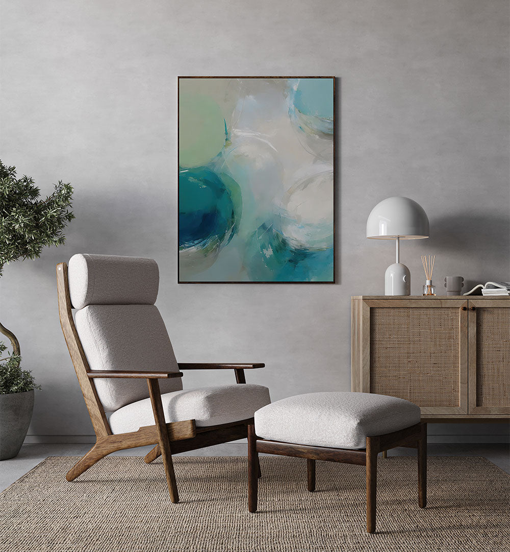 FLUID TEAL CIRCLES