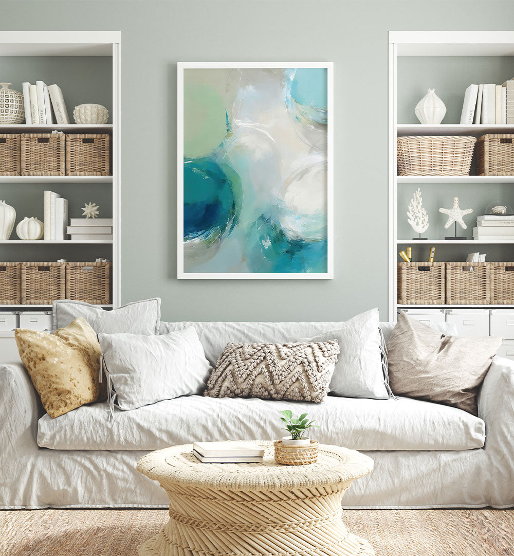FLUID TEAL CIRCLES