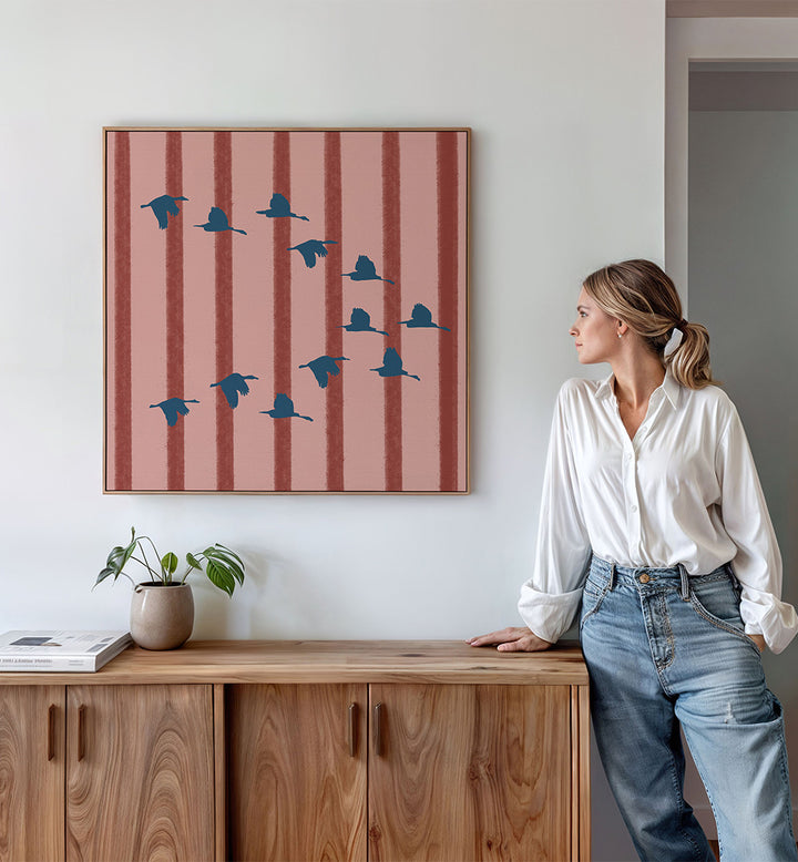 FLYING GEESE PATTERN