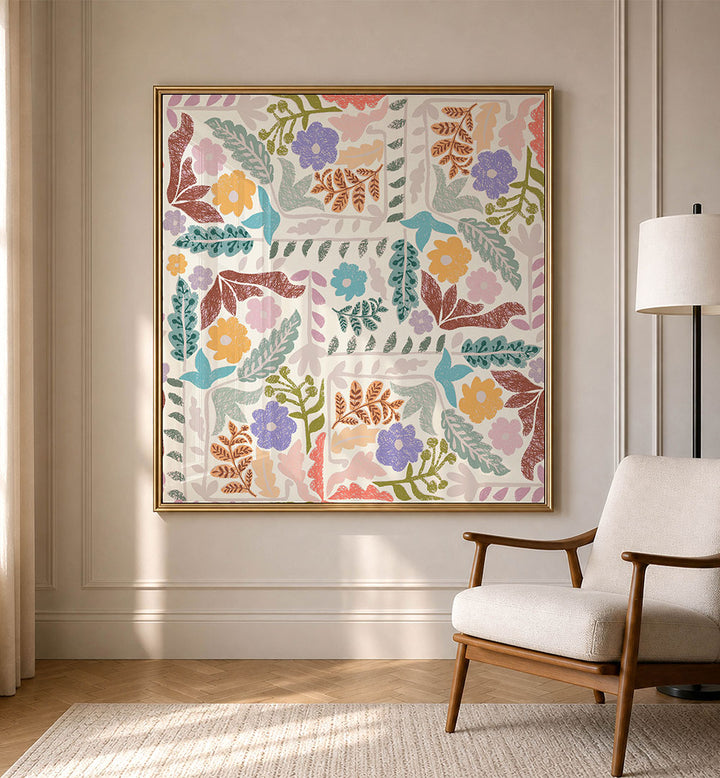FOLK ART FLORAL PATTERN