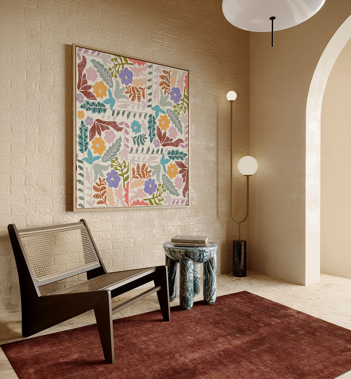 FOLK ART FLORAL PATTERN