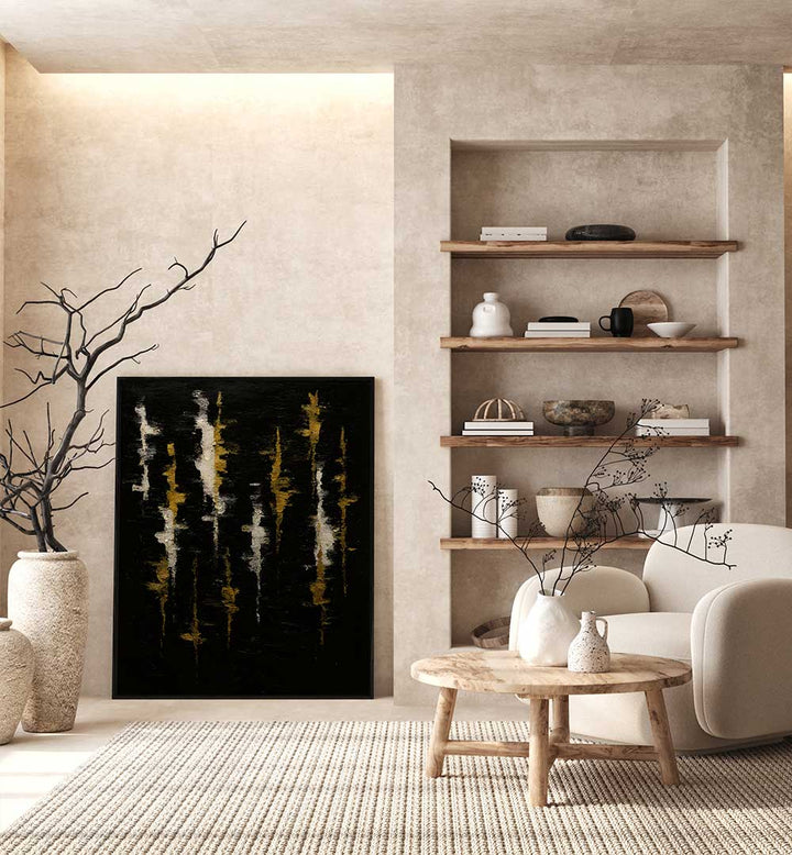 FOREST OF FADING LIGHTS , EXPRESSIONISM PAINTINGS