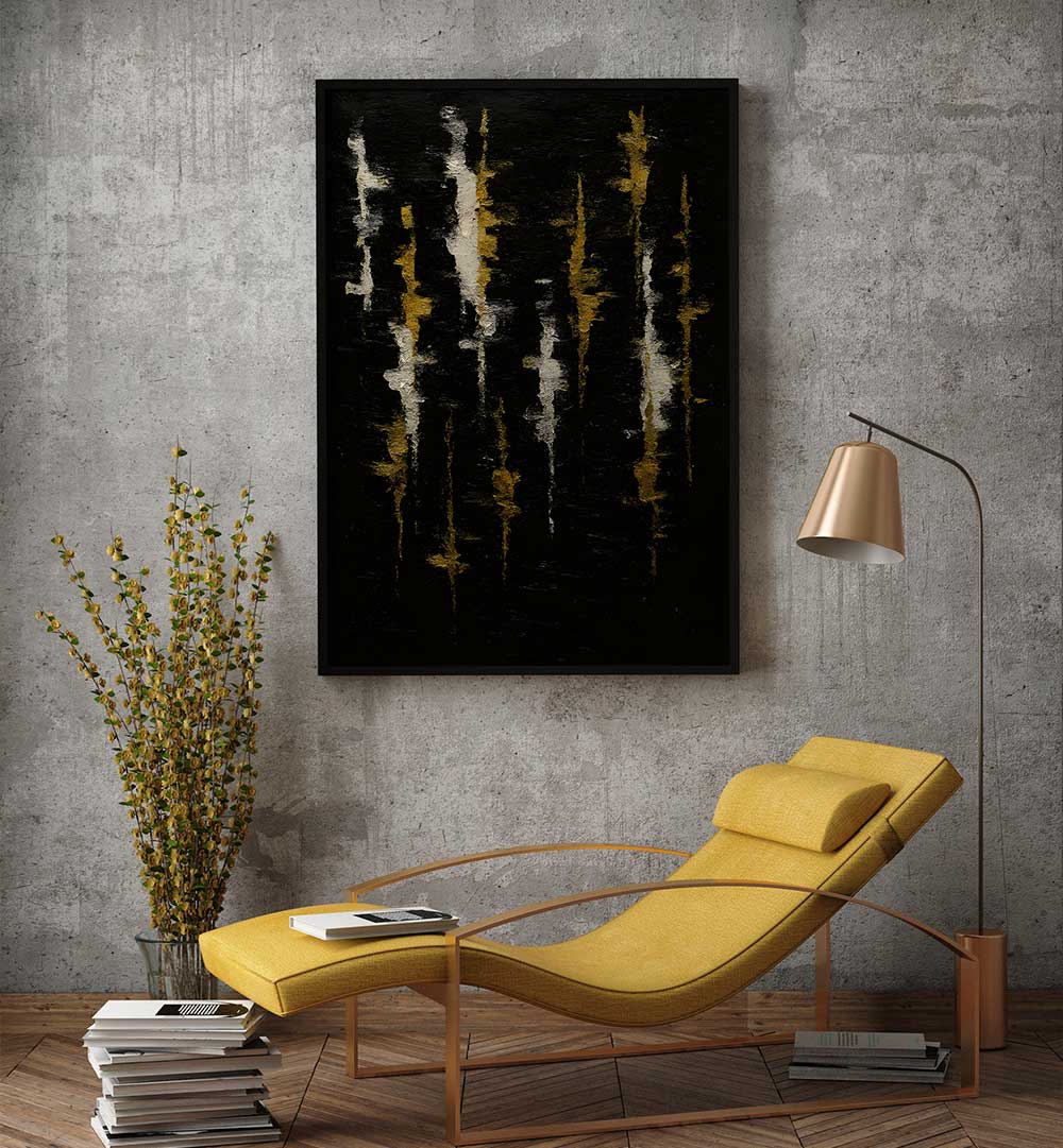 FOREST OF FADING LIGHTS , EXPRESSIONISM PAINTINGS