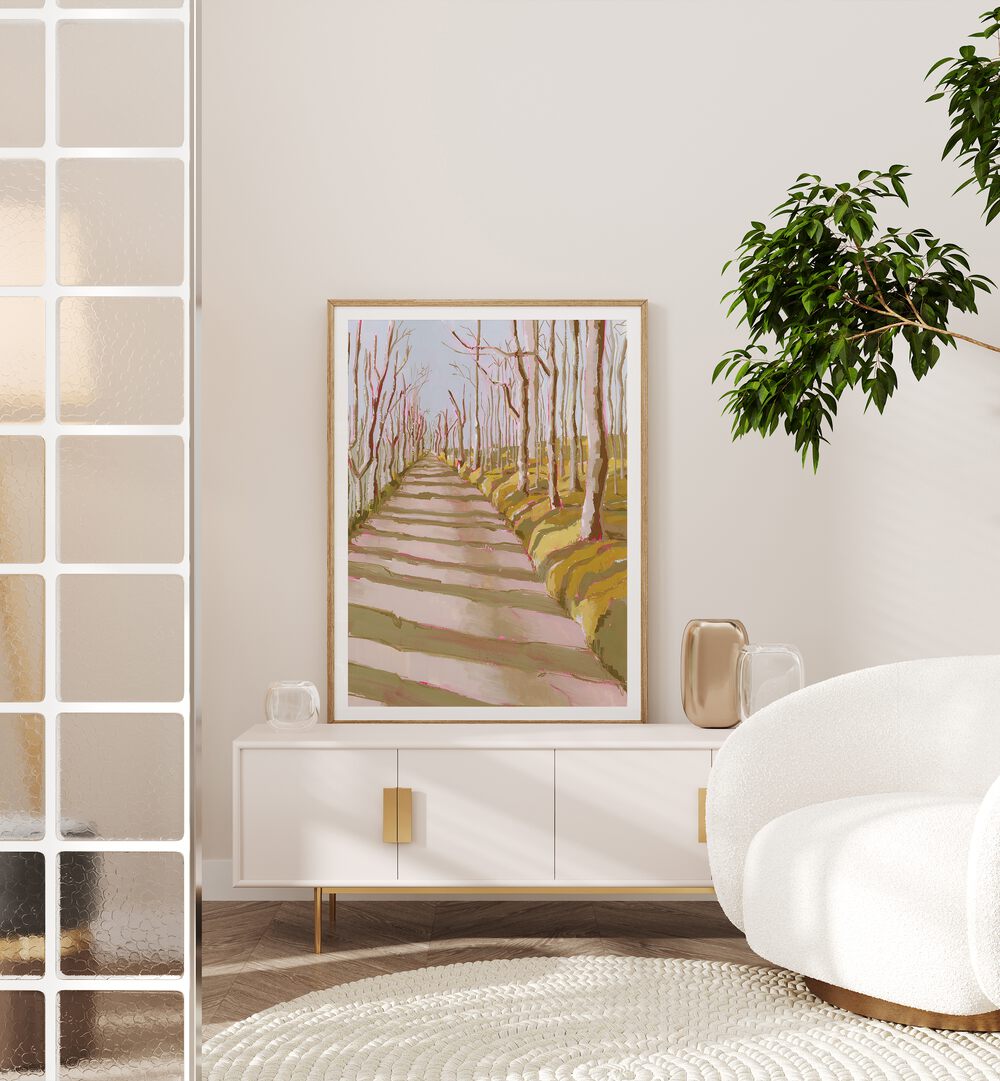 Transform your space with the serene FOREST PATH artwork, inviting tranquility and nature into your home.