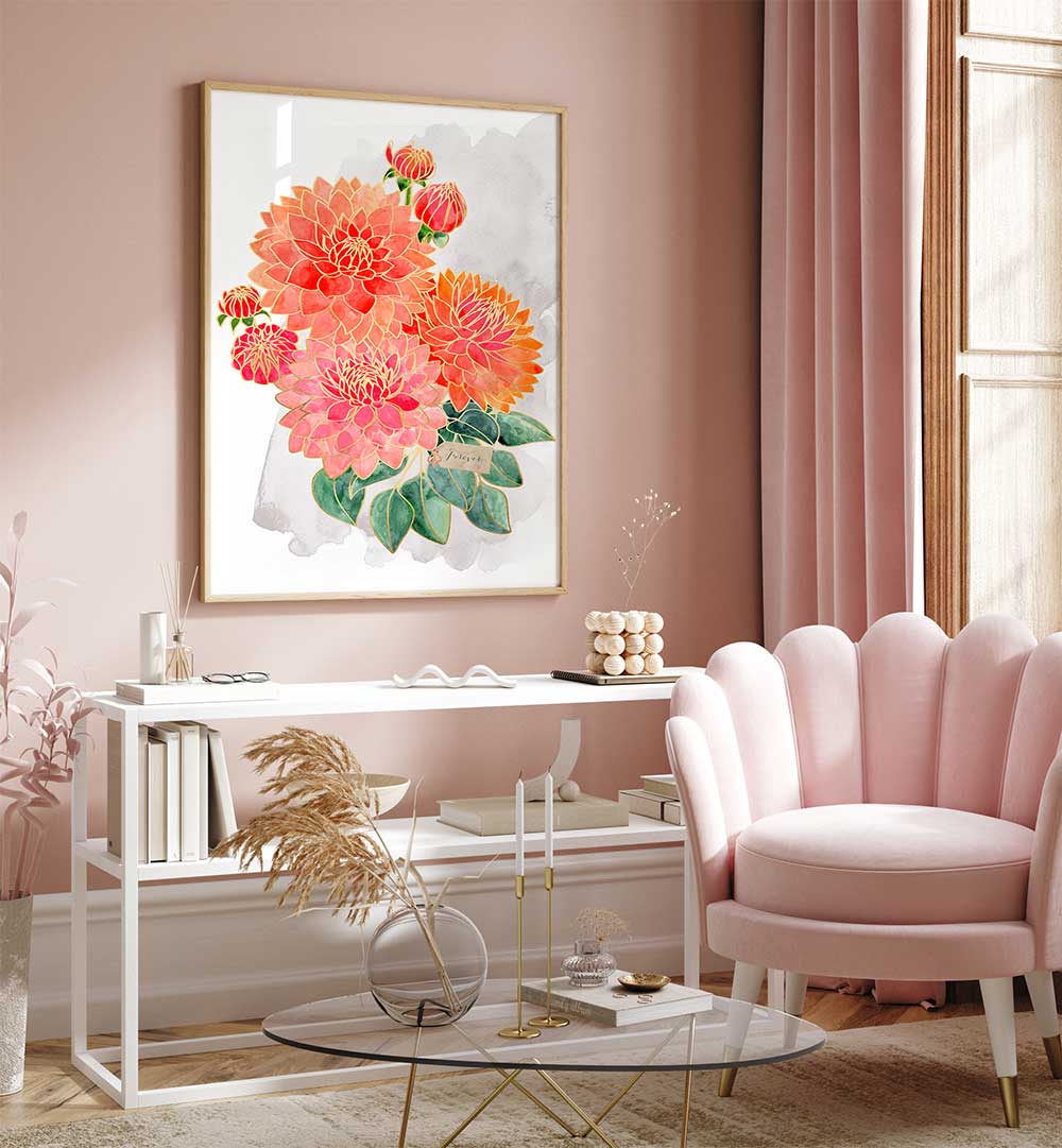 FOREVER PACEY BOUQUET , FLORAL FLOWER PAINTINGS