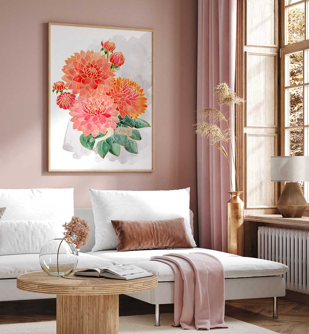 FOREVER PACEY BOUQUET , FLORAL FLOWER PAINTINGS