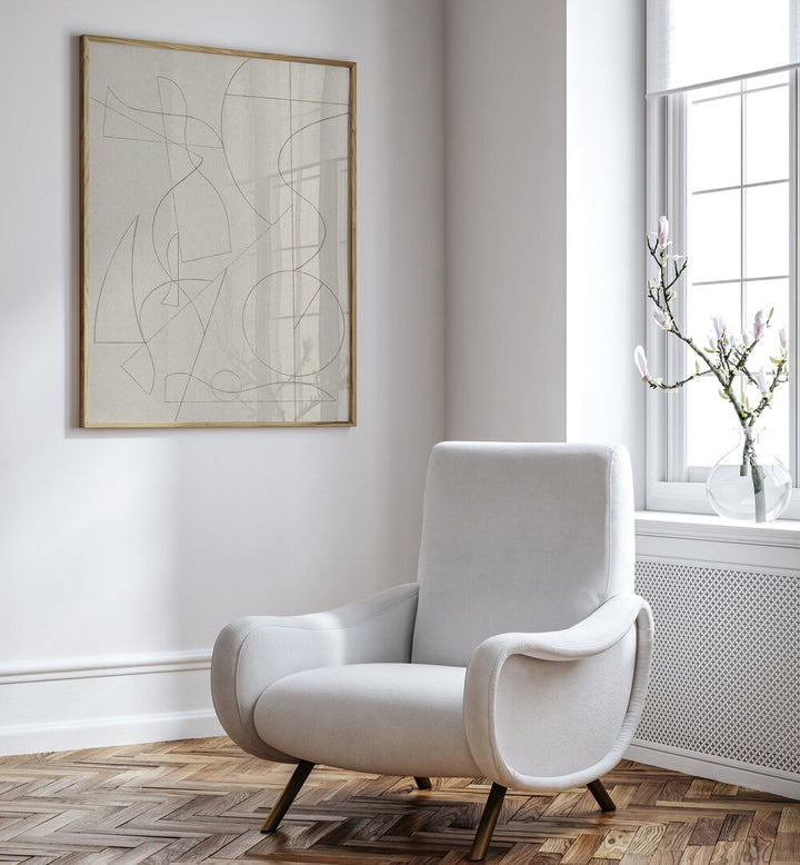 Stunning FOUNDED, ABSTRACT PAINTINGS elevate contemporary spaces with unique colors and shapes for creative inspiration.
