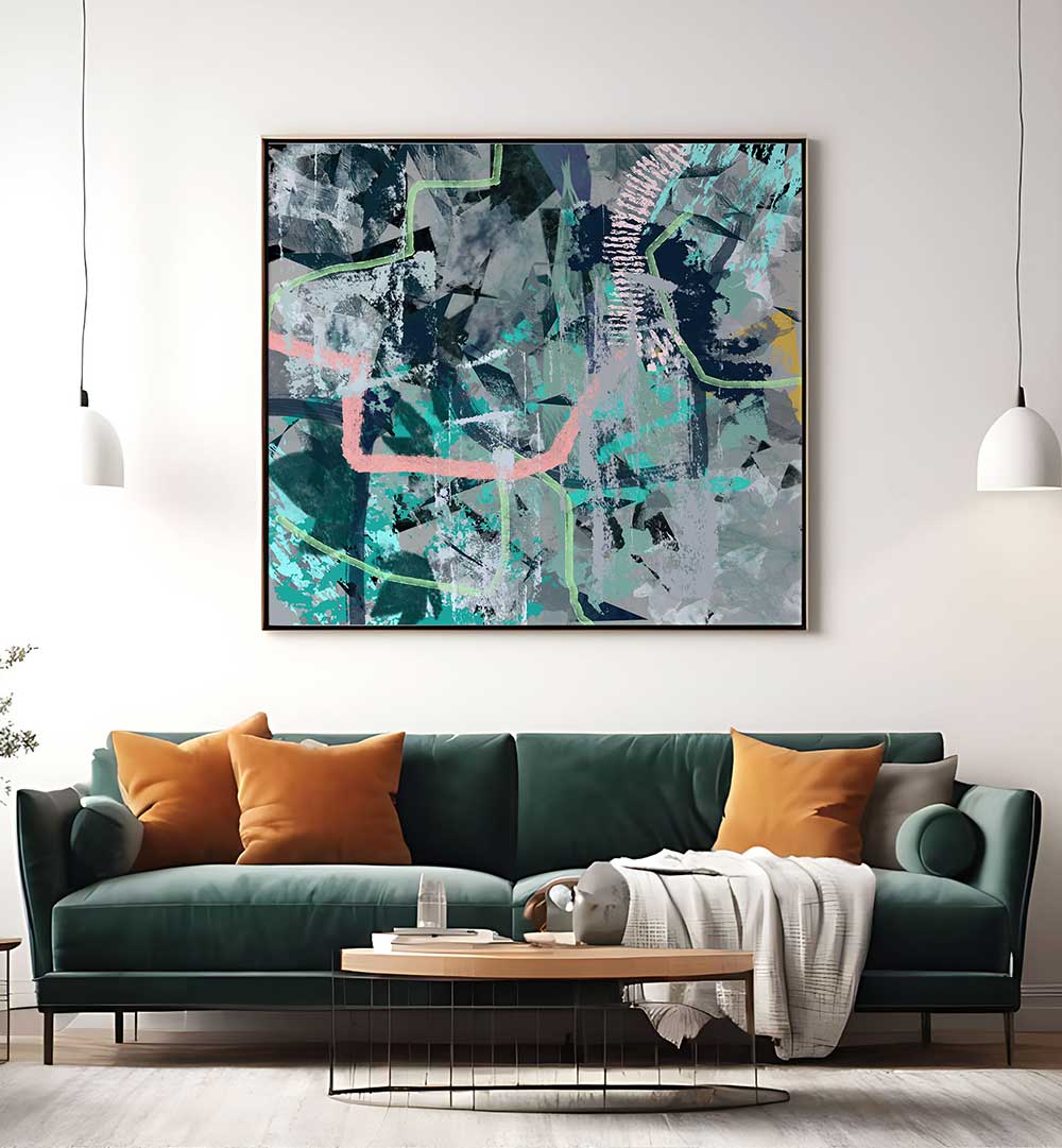Stunning FOUR SEASON WINTER, ABSTRACT PAINTINGS enhance your living space with vibrant color and artistic expression.