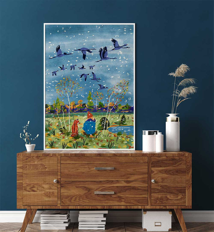 FOX MY BEST FRIEND , KIDS ROOM PAINTINGS