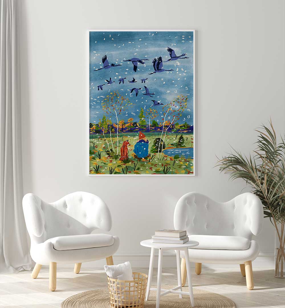 FOX MY BEST FRIEND , KIDS ROOM PAINTINGS