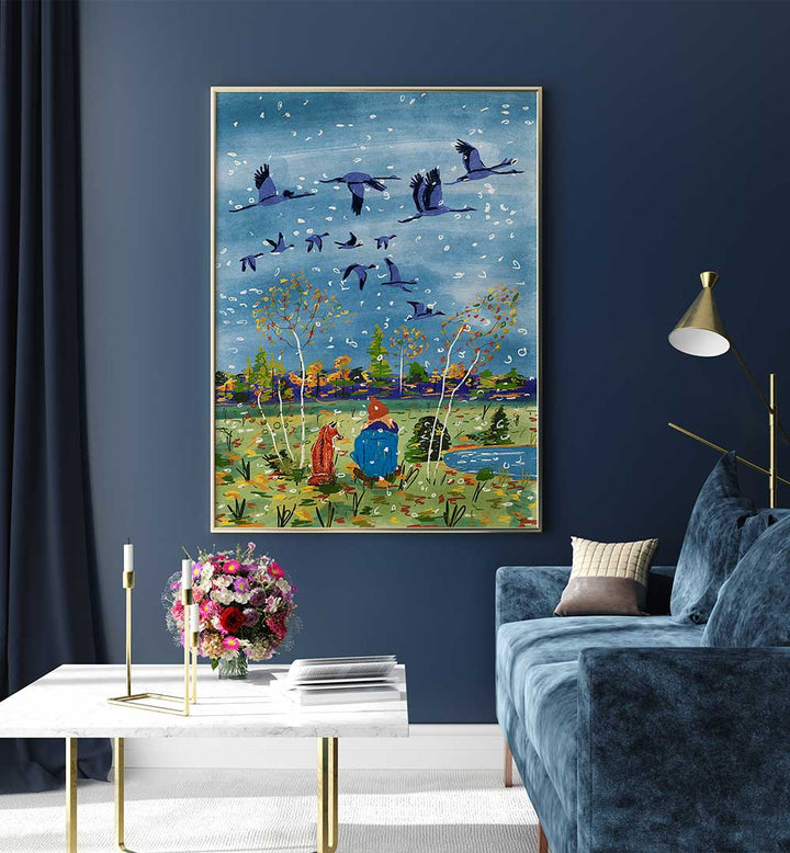 FOX MY BEST FRIEND , KIDS ROOM PAINTINGS