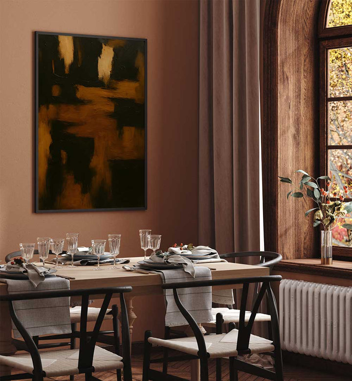 FRAGMENTED ARRIVAL , EXPRESSIONISM PAINTINGS