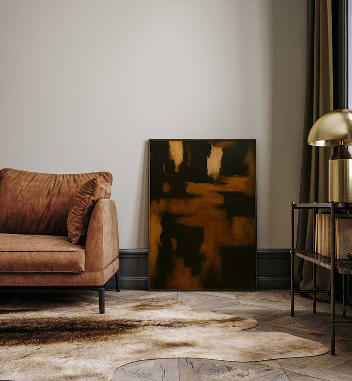 FRAGMENTED ARRIVAL , EXPRESSIONISM PAINTINGS