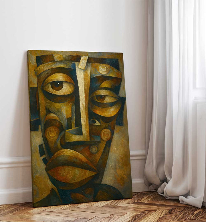 FRAGMENTS OF A FACE , EXPRESSIONISM PAINTINGS
