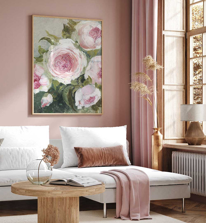 FREYIA PAINTERLY FLORALS , FLORAL FLOWER PAINTINGS