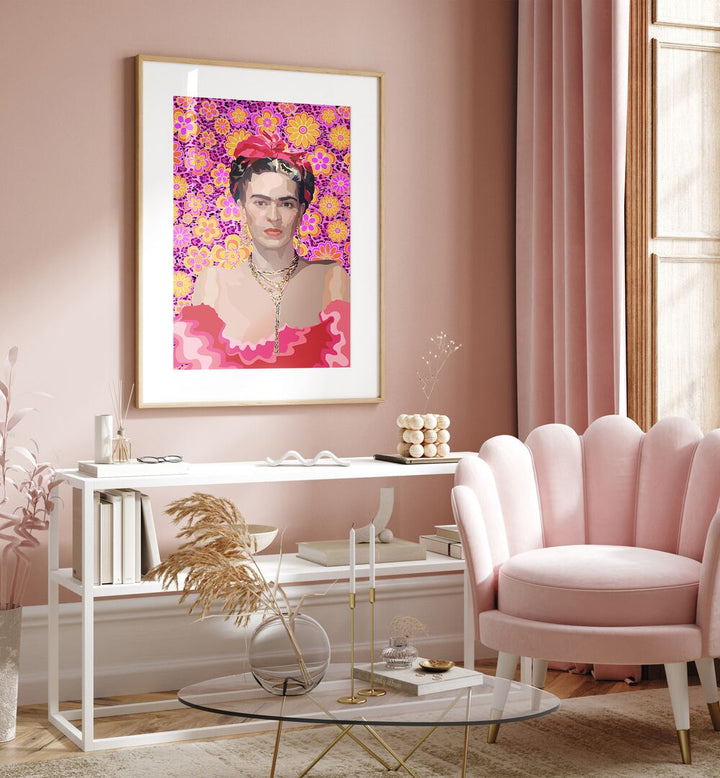 Lynnda Rakos painting - FRIDA BY LYNNDA RAKOS by Asianmonk