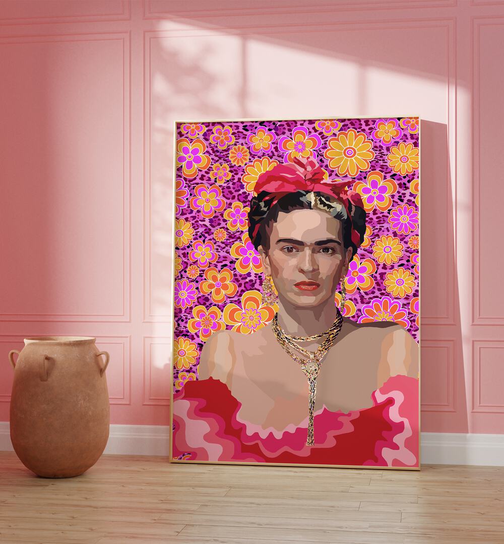 Lynnda Rakos painting - FRIDA BY LYNNDA RAKOS by Asianmonk