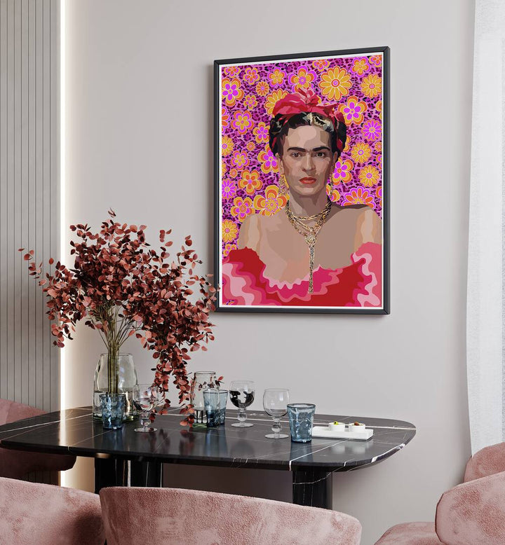 Lynnda Rakos painting - FRIDA BY LYNNDA RAKOS by Asianmonk