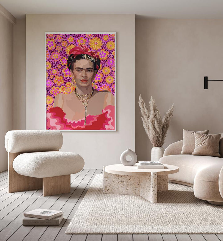 Lynnda Rakos painting - FRIDA BY LYNNDA RAKOS by Asianmonk