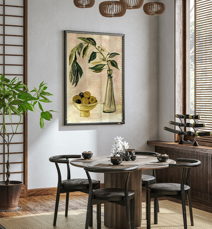 FRUIT AND BRANCH STILL LIFE