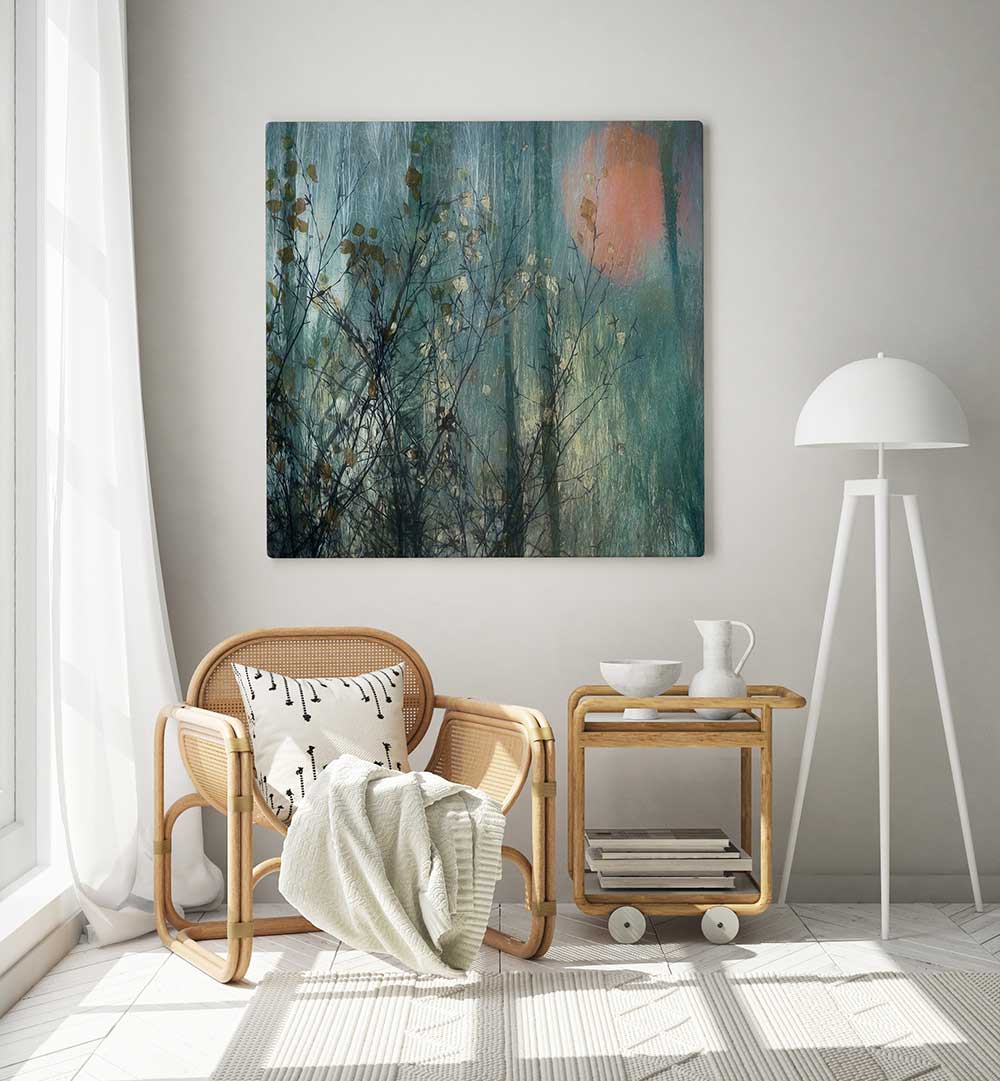 FULL MOON , FLORAL FLOWER PAINTINGS