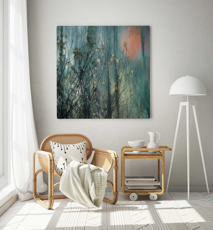 FULL MOON , FLORAL FLOWER PAINTINGS