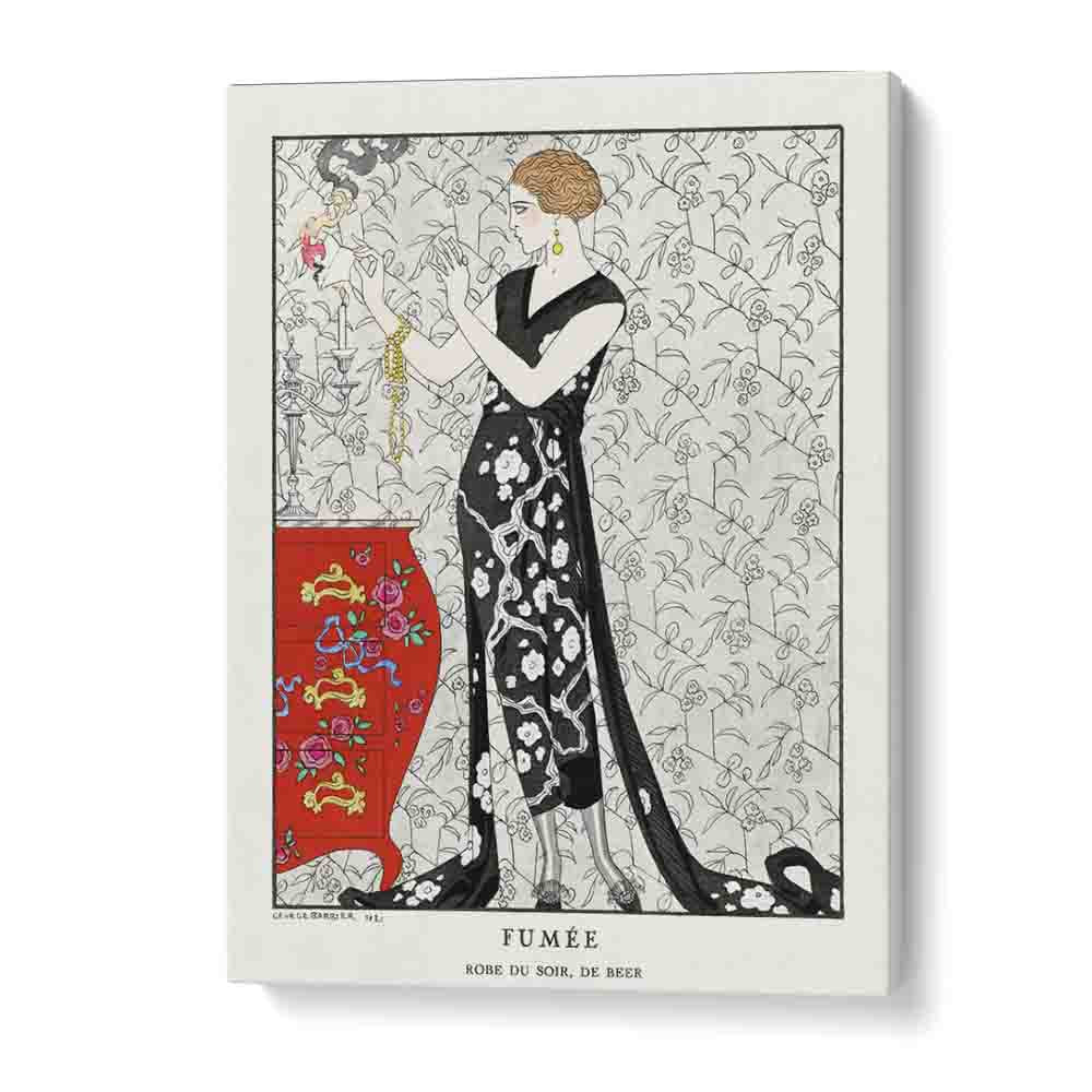 Fumee Robe Du Soir, De Beer (1921) George Barbier art painting Artwork in Gallery Wrap