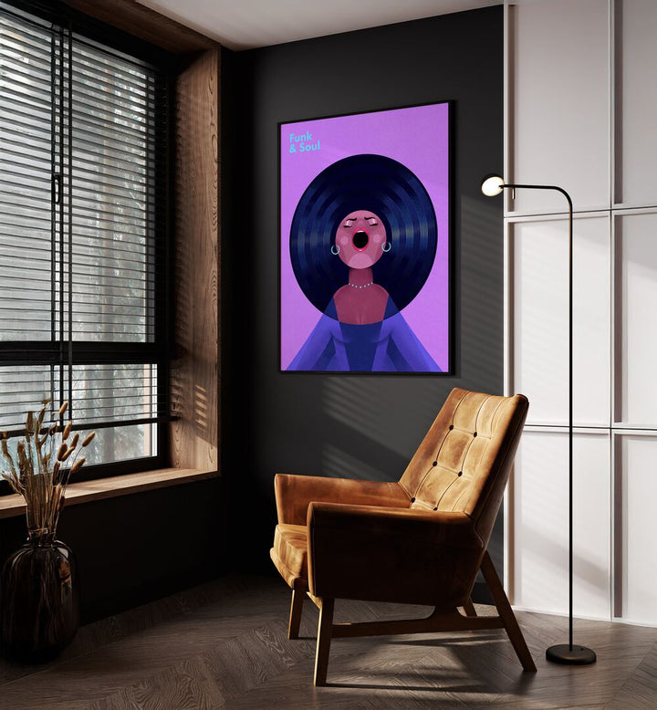 Vibrant FUNK A SOUL, MUSIC POSTERS enhancing creative spaces with style and personality. Perfect for any music lover's decor.