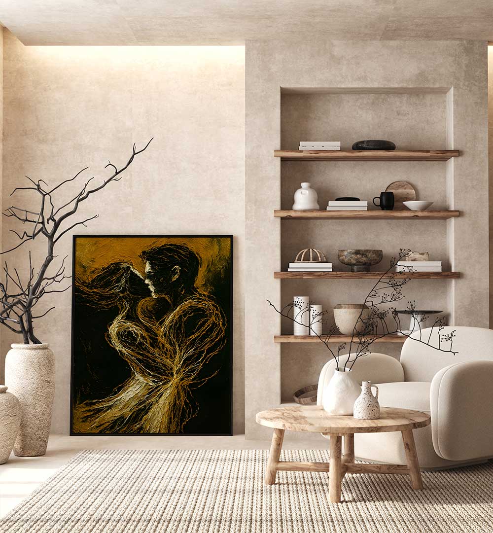 FUSED BY FIRE , EXPRESSIONISM PAINTINGS