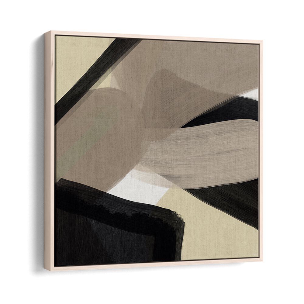 Fabula by Yopie Studio Abstract Paintings Abstract Art Prints in Oak Wood Floater Frame