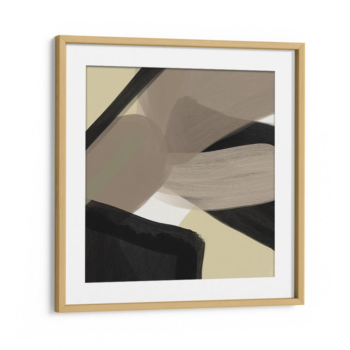 Fabula by Yopie Studio Abstract Paintings Abstract Art Prints in Oak Wood Frame With Mount