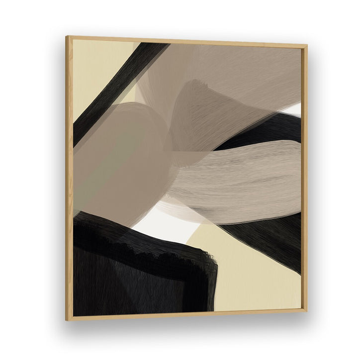 Fabula by Yopie Studio Abstract Paintings Abstract Art Prints in Oak Wood Plain Frame